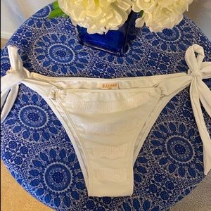 SALE! Bahimi London Swimwear White Sequin Bottoms